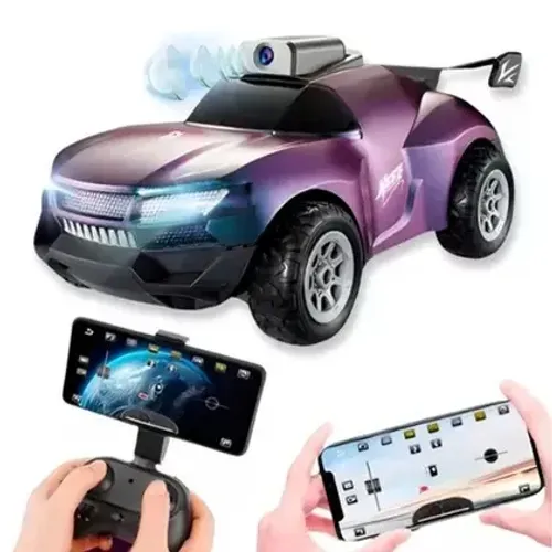 Carrinho Controle Remoto Com Câmera Wifi Carro Recarregável