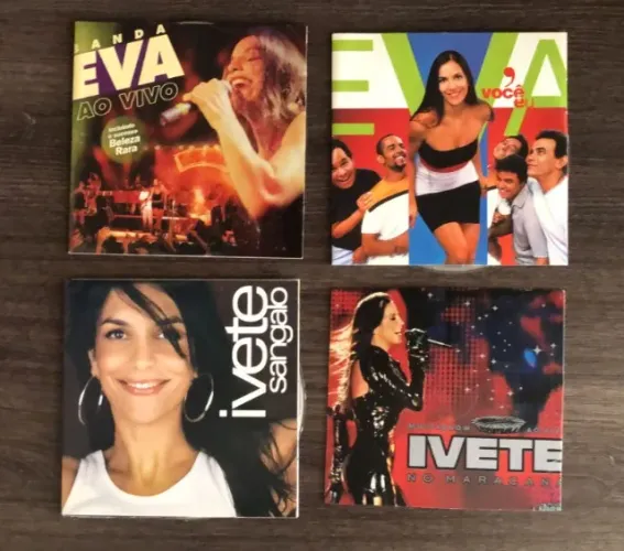 lote 3 CD + 1 DVD = Ivete Sangalo e Banda Eva (ler descrição)