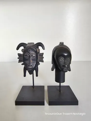 Miniaturas Máscaras Africanas Fang
