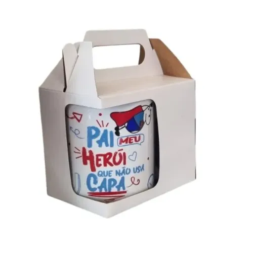 CAIXAS EMBALAGEM VISOR PARA CANECAS CAIXINHAS