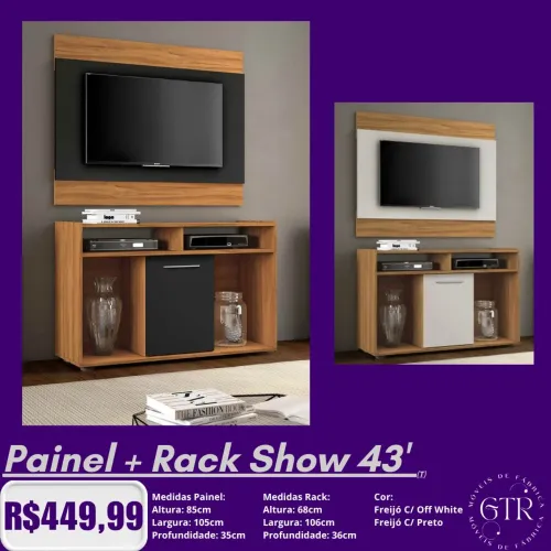 Conjunto Rack + Painel