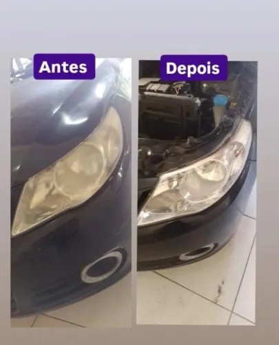 Revitalização de farol e vitrificação 80 reais