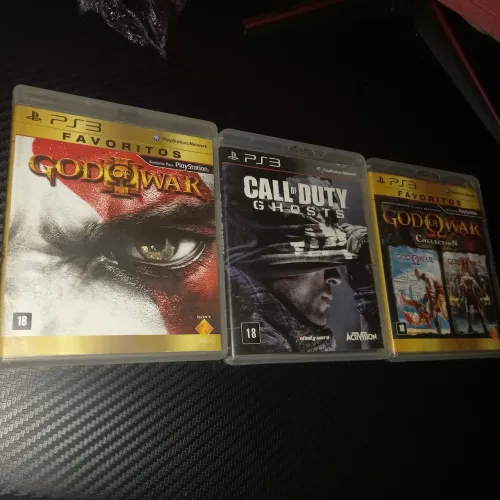 Jogos Playstation 3 - God of War e Call of Duty Ghosts