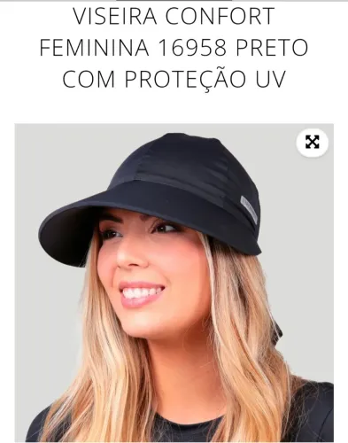 VISEIRA CONFORT FEMININA COM PROTEÇÃO UV