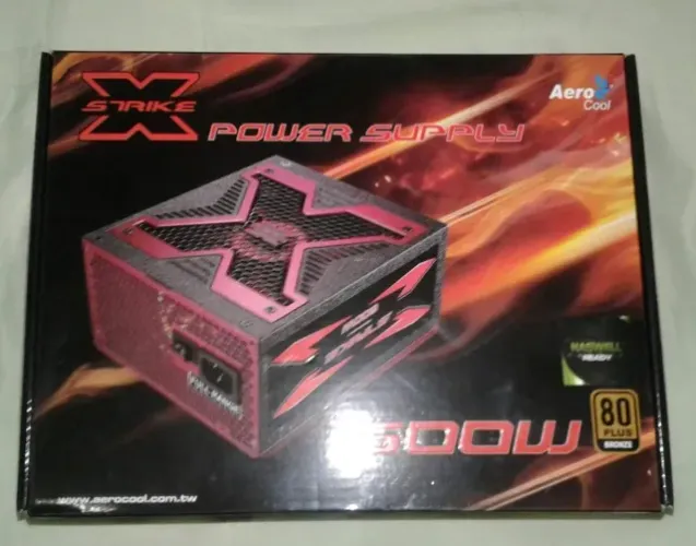 Fonte 600w e Memória 4gb