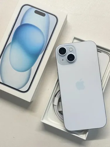 iPhone 15 128 GB Azul - Super Retina XDR, A16 Bionic - Multivendas Store