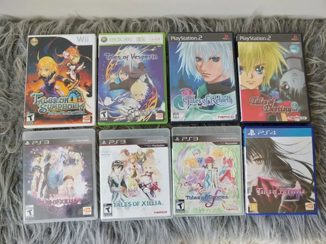 Coleção de Jogos Tales Of (11 Jogos).