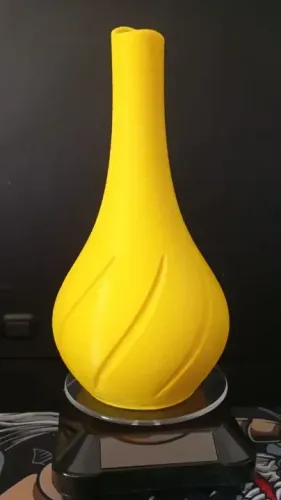 Vaso de Plantas Plástico Amarelo