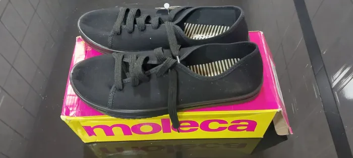 Moleca lona side tam 36 original novo