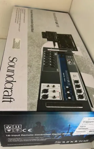 (Novo) Mesa De Som Digital 16 Canais Soundcraft Ui16