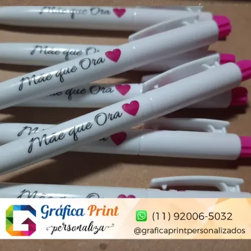 100 CANETAS PERSONALIZADAS