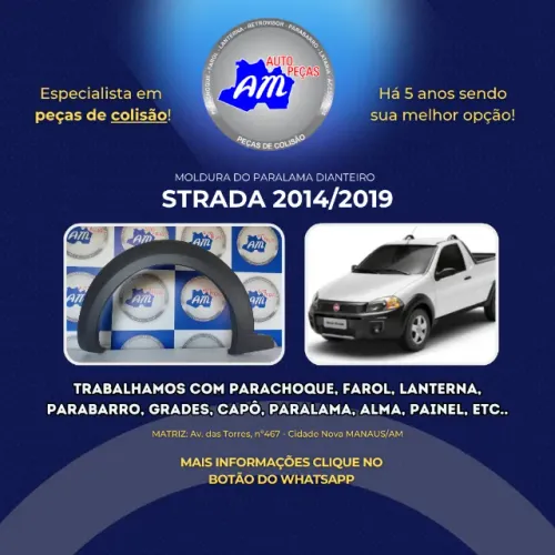 moldura paralama strada 