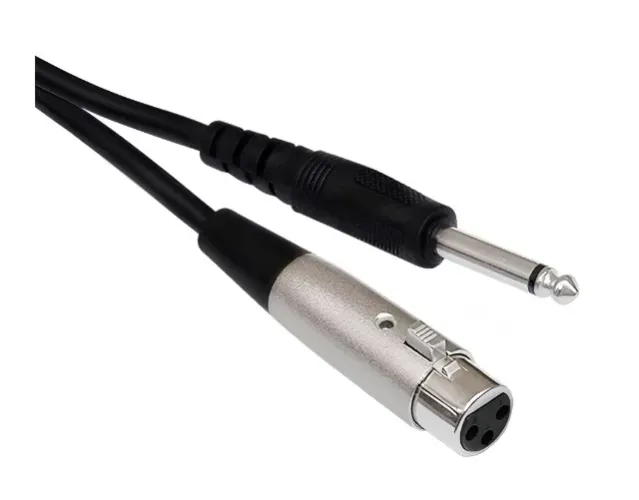 Noobi Informática | Cabo P10 para Cannon XLR Mono
