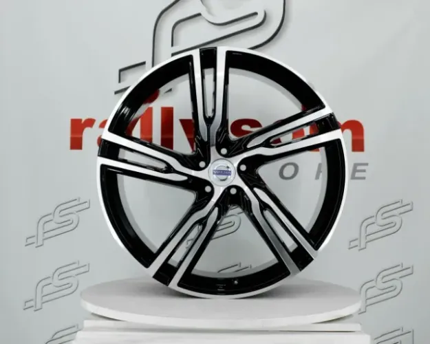 Jogo De Roda Volvo Preto Diamantado 5x108 - 22x9,5 Offset 35 (NV)