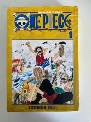 Mangá one piece 3 em 1 vol. 1