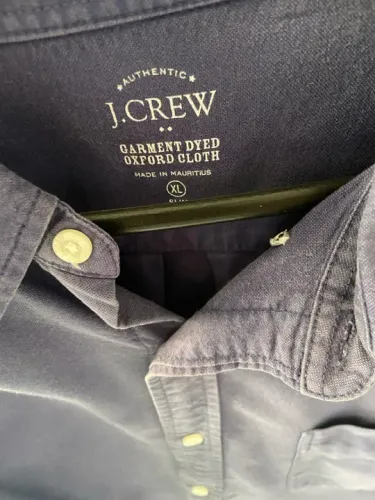 Camisa J.Crew cor azul- Importada TAM XL