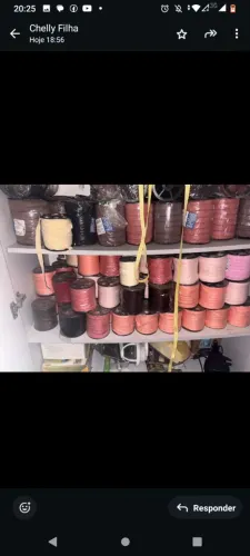 Elástico e fitas de calcinhas e sutiã 