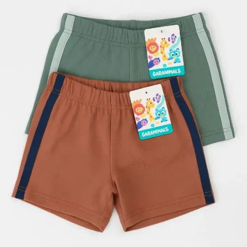 kit 2 Shorts Garanimals  tamanho 0-3 meses importados ( Novo)
