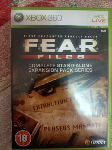 Fear Files XBOX 360 IMPECÁVEL