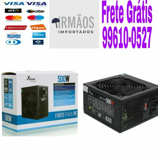 Fonte para Pc 500w Knup