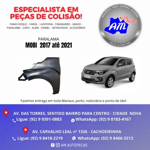 paralama mobi 2017 a 2021