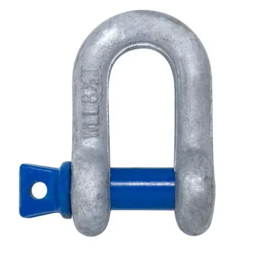 Manilha Reta 1 Polegada WLL8.1/2T Pino Roscado Alloy Aço Forjado Carbostorm Reforçada
