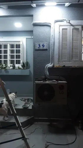 Instalação de ar condicionado bi split tri split.