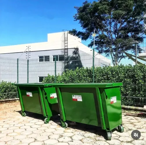 Lixeira contener basculante capacidade 1500lt
