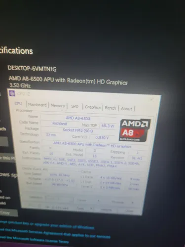 Kit amd a8 8 gb ram placa 4 slot