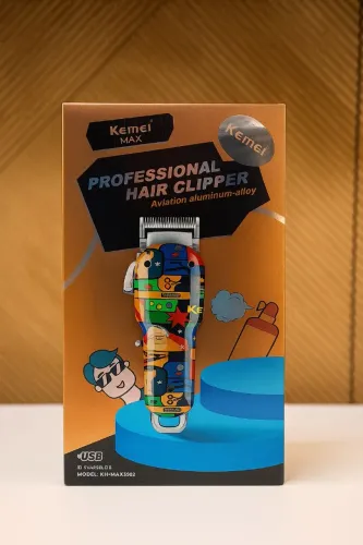  Kemei MAX - Aparador Profissional de Cabelos, novo na caixa <br>