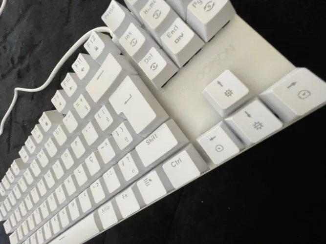 Teclado Mecânico Branco - Hoopson