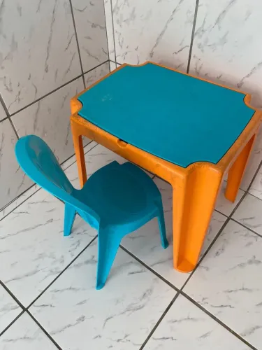 Kit Mesa + Cadeira Infantil Tramontina 