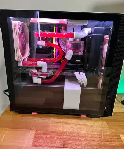 PC Mini ITX Ryzen 5800X + RX6800XT + Watercooler Custom