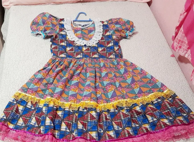 Vestido Infantil Festa Junina /Carnaval 