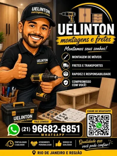 Montamos todos os tipos de móveis .