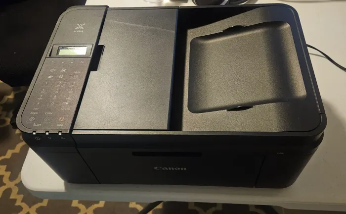 Impressora Canon jato de tinta preto e branco e colorida