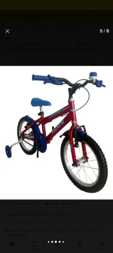 Bicicleta pouco dias de usada