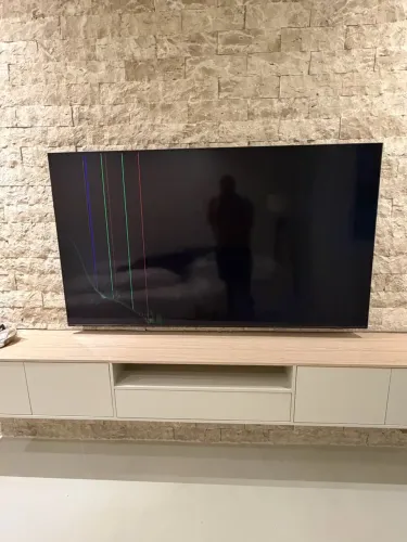 SmartTV 75 Samsung (tela queimada)
