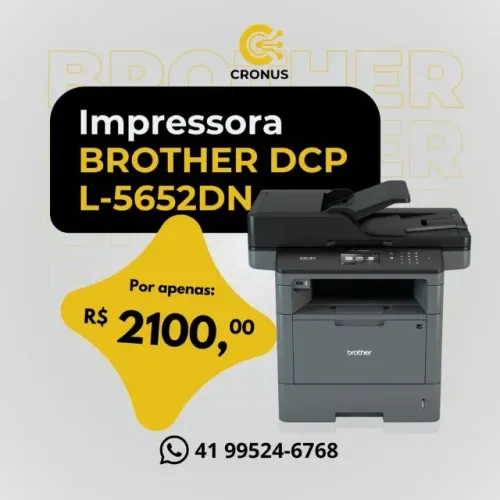 Impressora Multifuncional Brother DCP L-5652DN - Cronus Informática