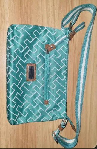 Bolsa Tommy Hilfiger Original verde turquesa - Em ótimo estado