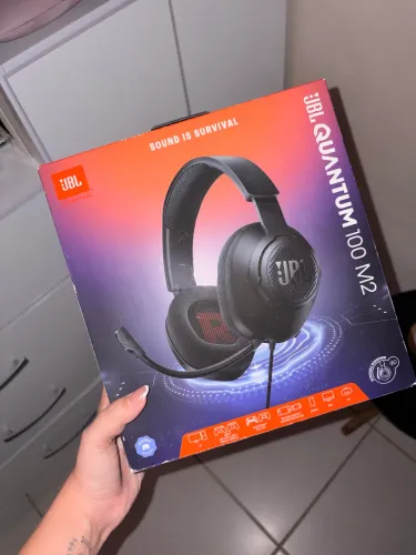 Headset Gamer JBL Quantum 100 M2 - Preto (Semi-Novo)