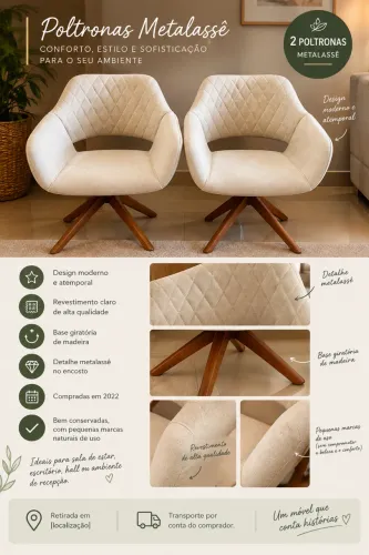 Poltronas Alto Padrão