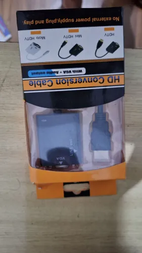 Adaptador VGA p/ HDMI Novo