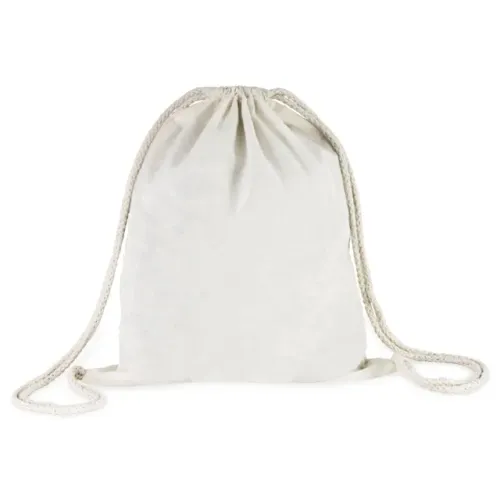 MOCHILA SACO EM ALGODAO CRU TAM 31*40 CM - 50 UNI