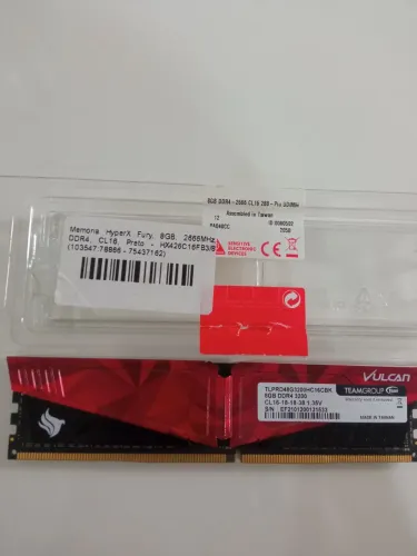 Memória RAM Vulcan 8gb 