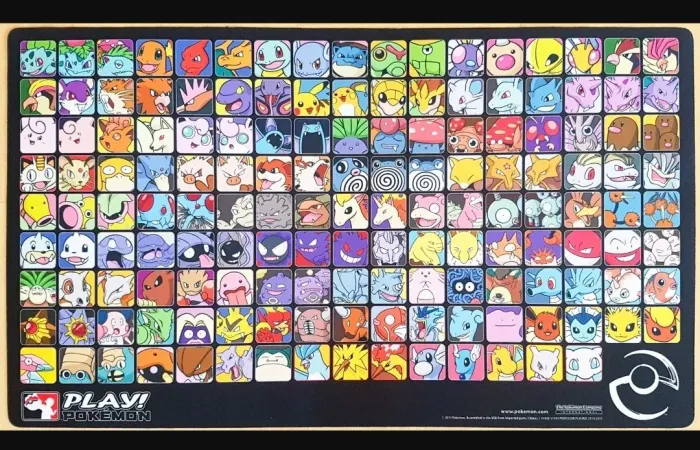Playmat Pokémon Professor Kanto