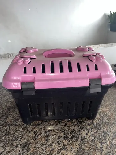 Caixa de transporte para animais porte médio