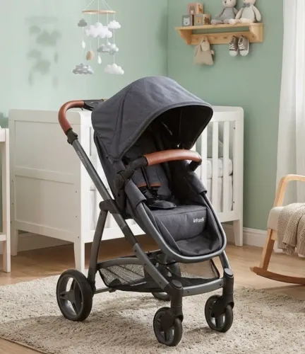 Carrinho de bebê com bebê - Travel System Epic Lite Trio Ed Especial 