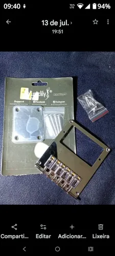 Ponte Telecaster Humbucker + neckplate