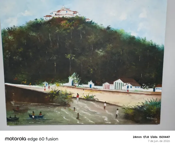 Quadro pintura convento da Penha